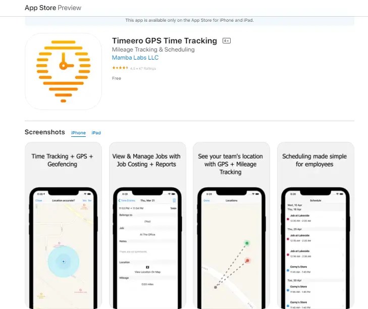 10 Best iPhone Employee GPS Tracking Apps Timeero